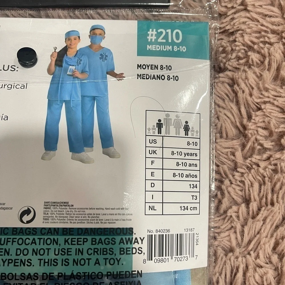 New Kids Doctor / Nurse Costume - Medium (8/10)